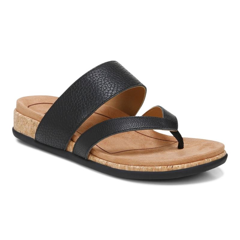 Vionic Marvina Sandal Fekete | 3u9RgPFP