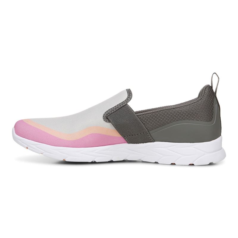 Vionic Nalia Slip on Sneaker Szürke Rózsaszín | 1YIkEIx3