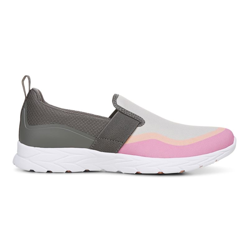 Vionic Nalia Slip on Sneaker Szürke Rózsaszín | 1YIkEIx3