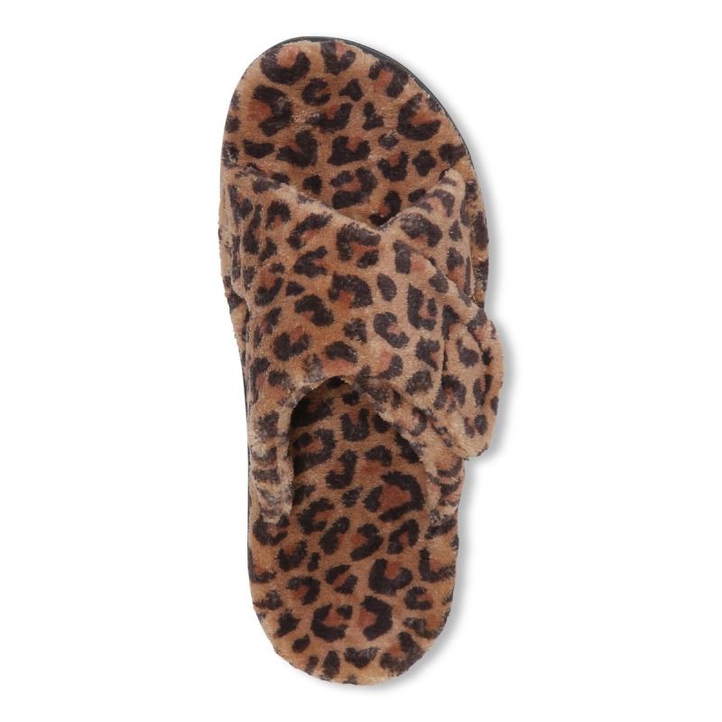 Vionic Relax Slippers Barna Leopárd | DoPLpixB