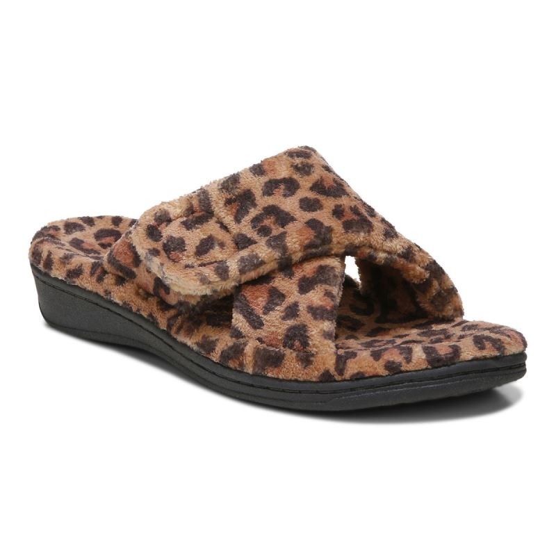 Vionic Relax Slippers Barna Leopárd | DoPLpixB