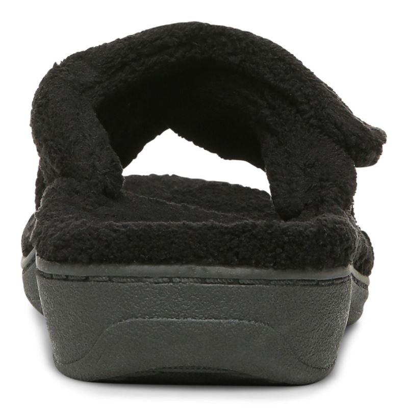 Vionic Relax Slippers Fekete | urSmck7d