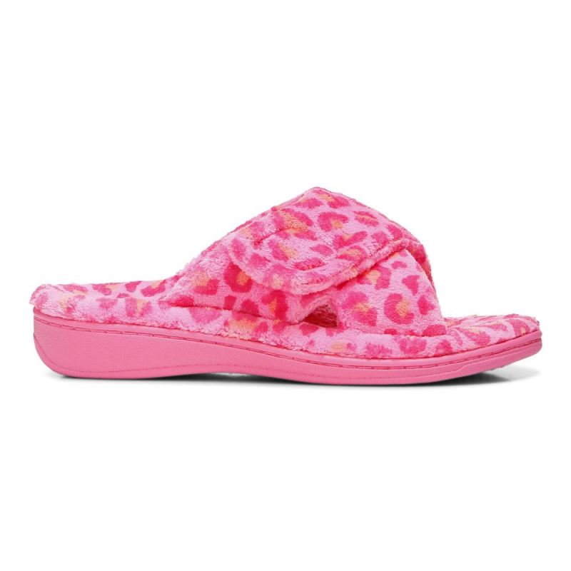 Vionic Relax Slippers Leopárd | KEfGAVlM