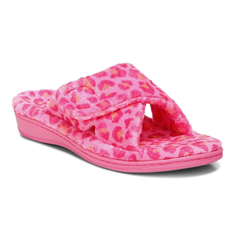 Vionic Relax Slippers Leopárd | KEfGAVlM