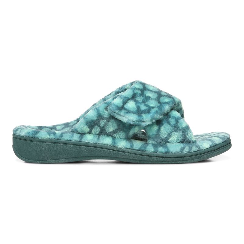 Vionic Relax Slippers Zöld Leopárd | wHU9UPsg