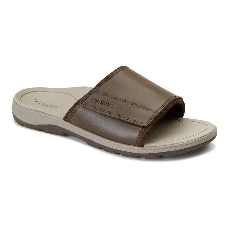 Vionic Stanley Slip On Sandal Barna | yc3MoAXh