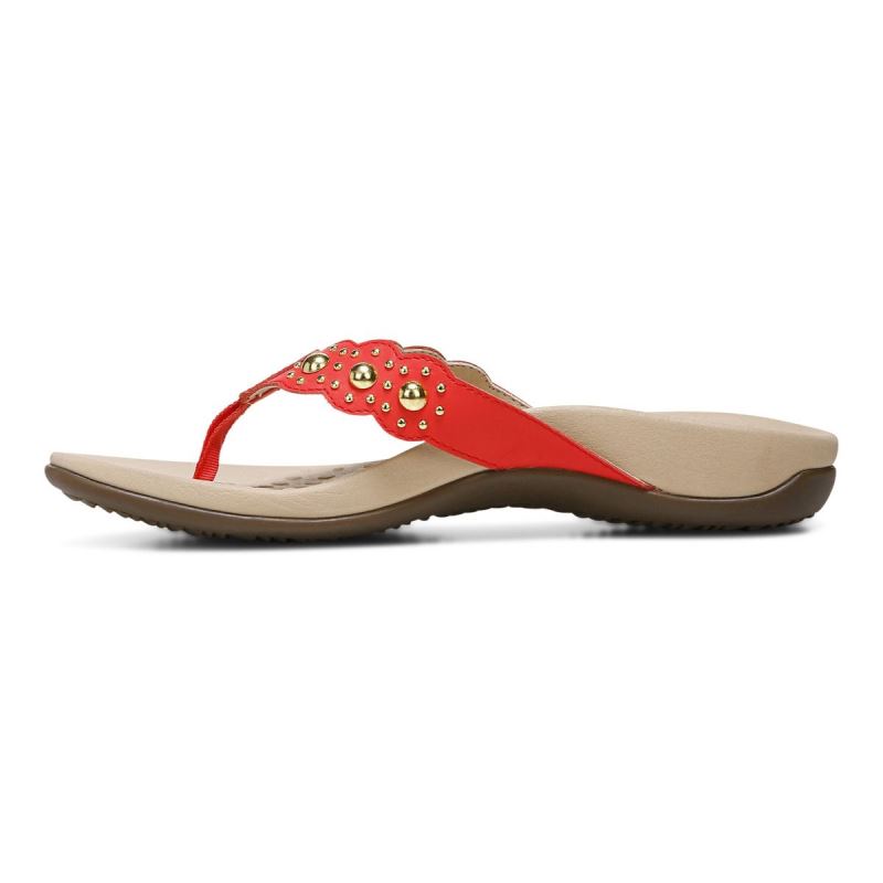 Vionic Starley Sandal Piros | WXEnvjhe