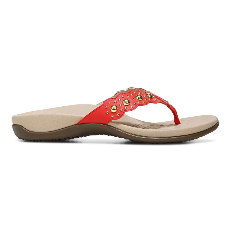 Vionic Starley Sandal Piros | WXEnvjhe