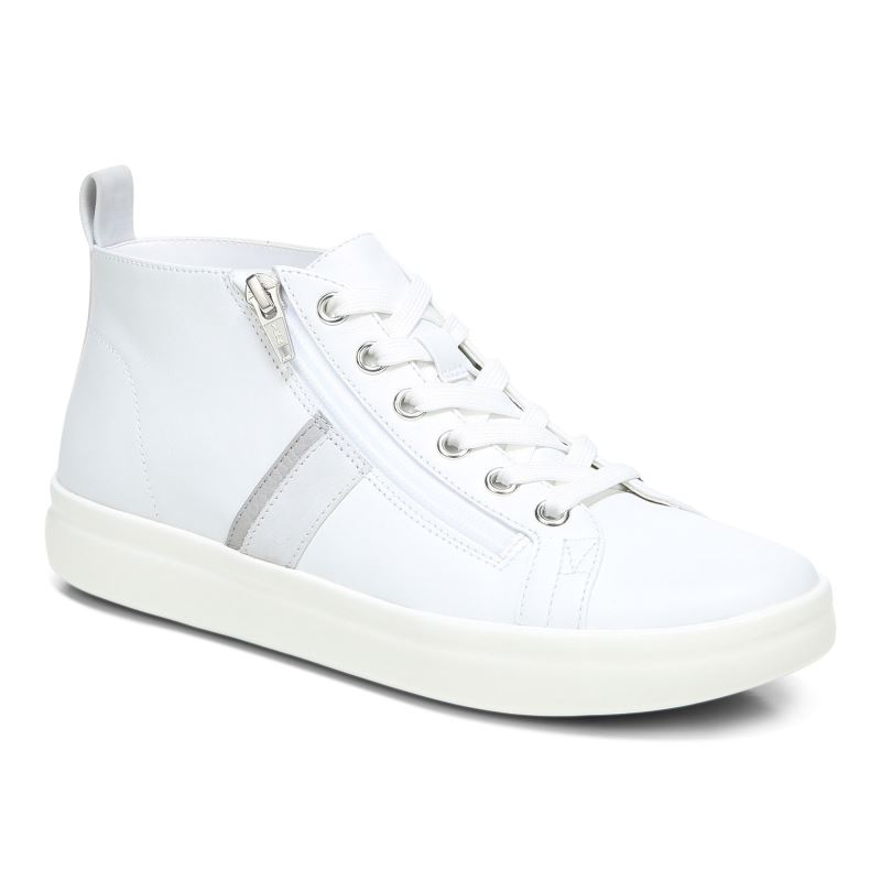 Vionic Stevie High Top Sneaker Fehér | hHZaY2OT