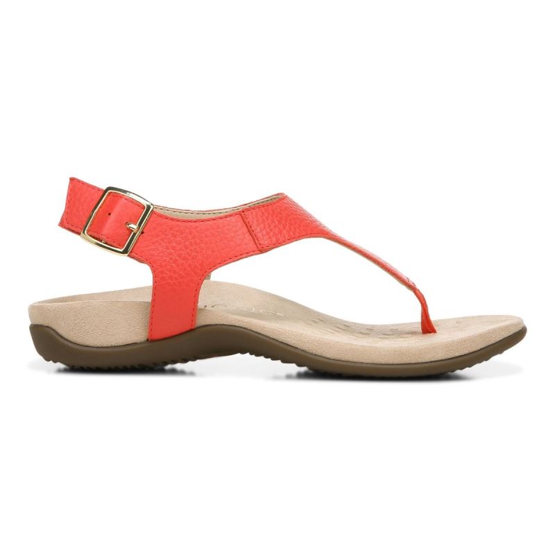 Vionic Terra Sandal Piros | gktYsPHB