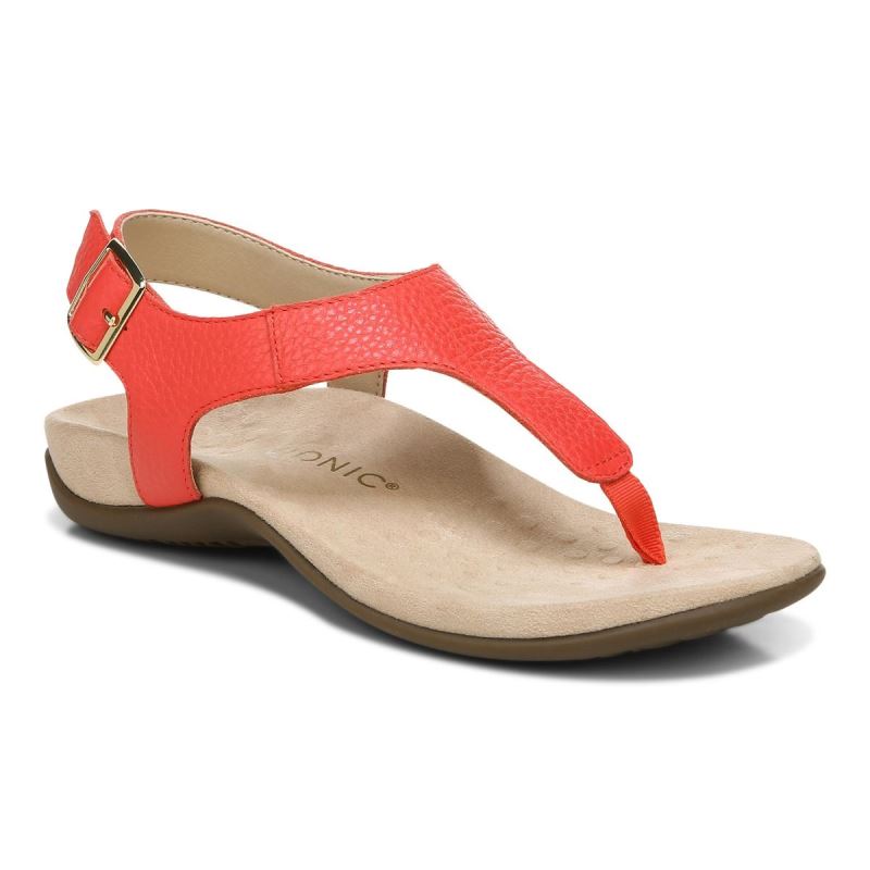 Vionic Terra Sandal Piros | gktYsPHB