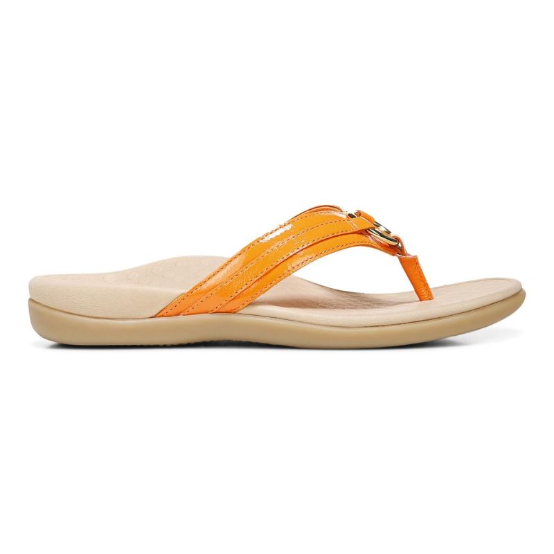 Vionic Tide Aloe Toe Post Sandal Arany | bmM7Pkn5