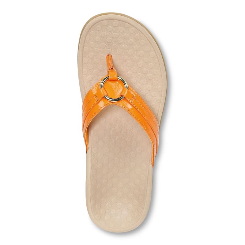 Vionic Tide Aloe Toe Post Sandal Arany | bmM7Pkn5