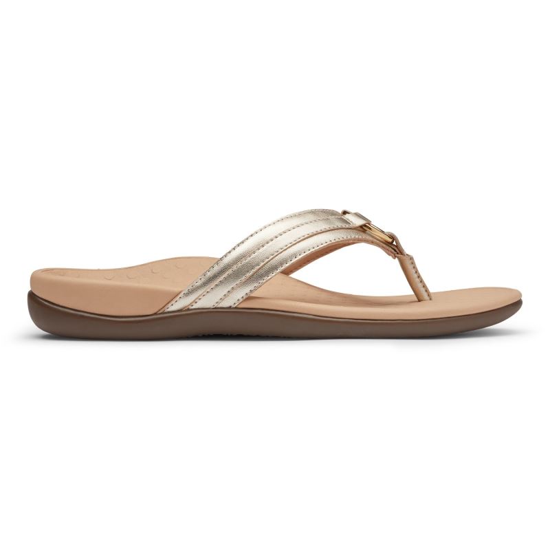 Vionic Tide Aloe Toe Post Sandal Skin Color | loQAasPt