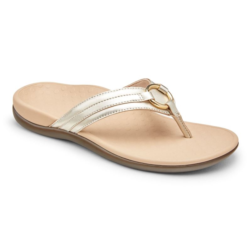 Vionic Tide Aloe Toe Post Sandal Skin Color | loQAasPt