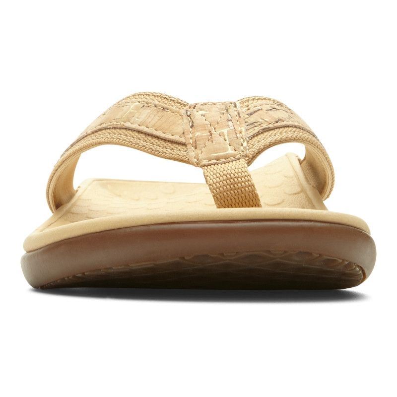 Vionic Tide II Toe Post Sandal Arany | euTdoVsi