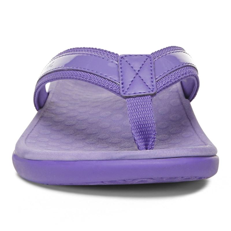 Vionic Tide II Toe Post Sandal Lila | 10dzcqzD