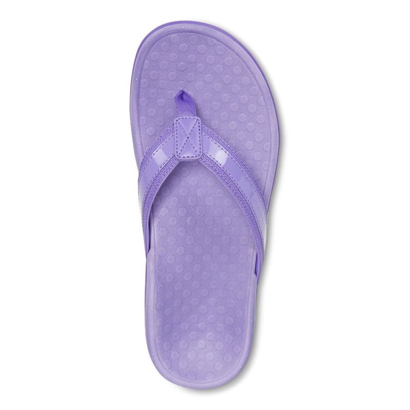 Vionic Tide II Toe Post Sandal Lila | 10dzcqzD