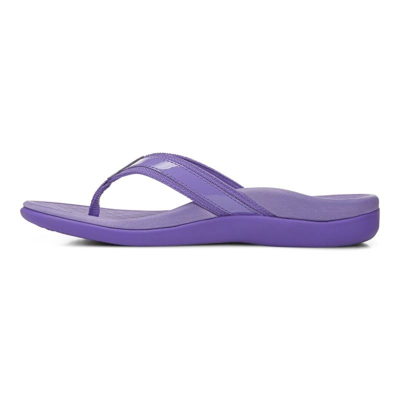 Vionic Tide II Toe Post Sandal Lila | 10dzcqzD