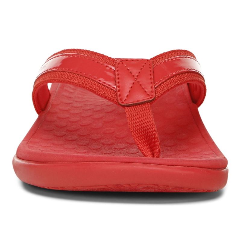 Vionic Tide II Toe Post Sandal Piros | pDLK1DLF