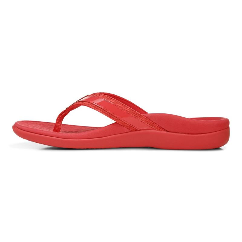 Vionic Tide II Toe Post Sandal Piros | pDLK1DLF