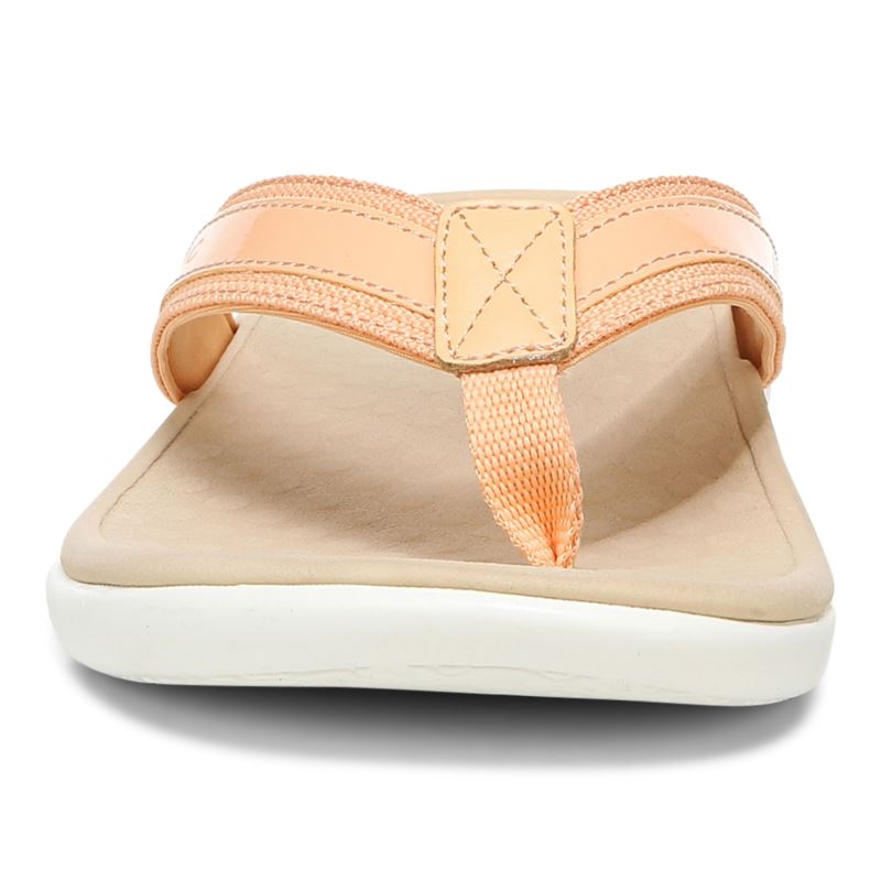 Vionic Tide II Toe Post Sandal Sárgabarack | eFXOxzhK