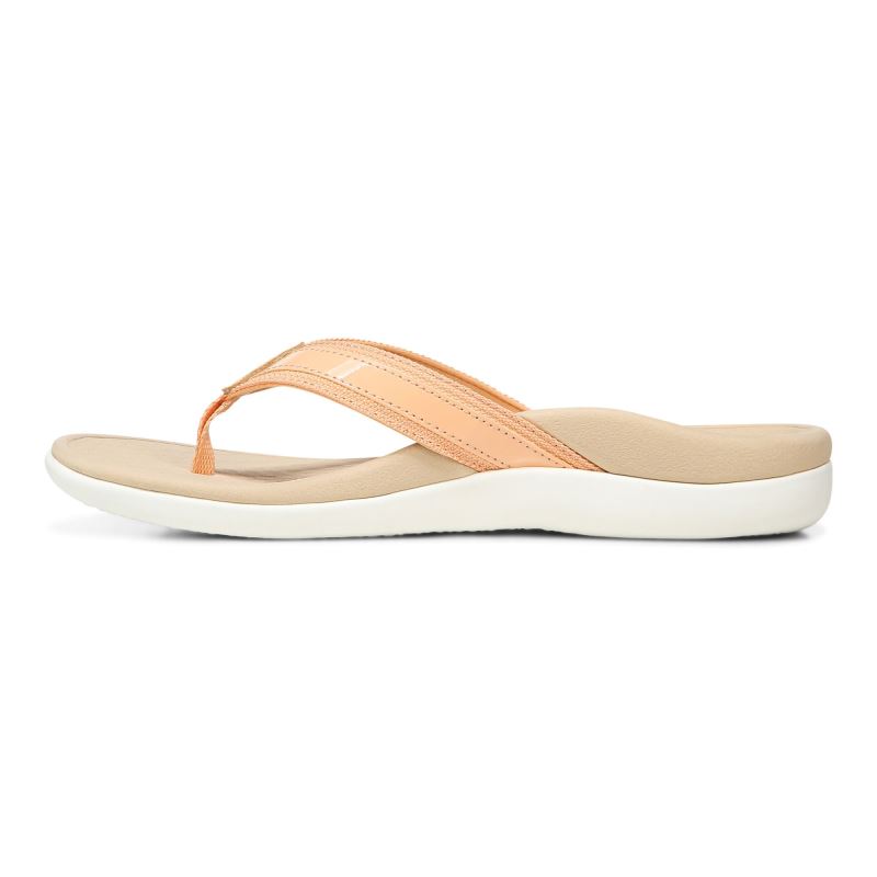 Vionic Tide II Toe Post Sandal Sárgabarack | eFXOxzhK