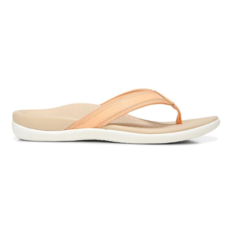 Vionic Tide II Toe Post Sandal Sárgabarack | eFXOxzhK