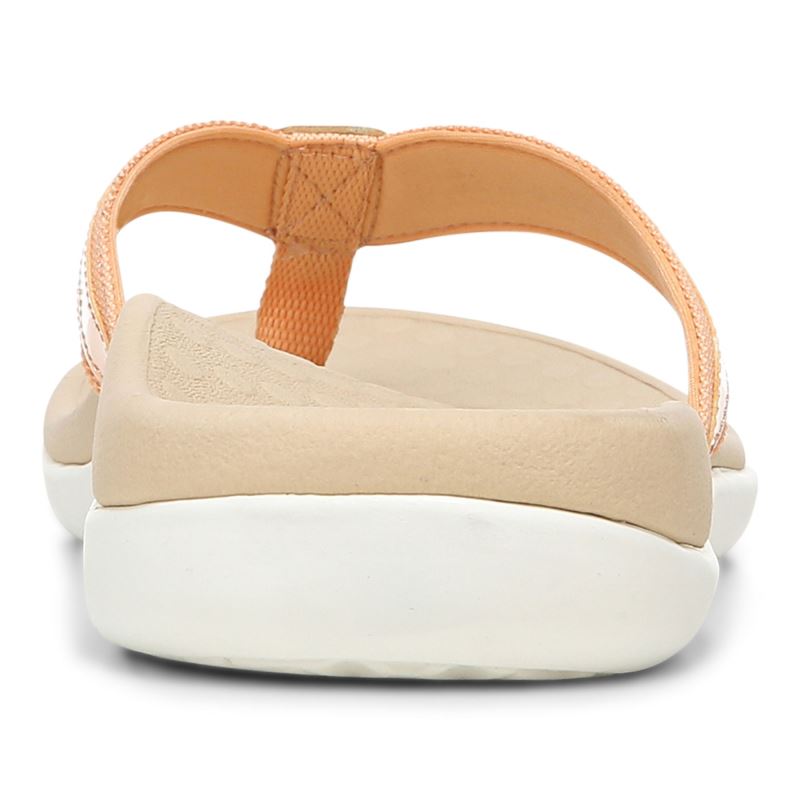 Vionic Tide II Toe Post Sandal Sárgabarack | eFXOxzhK