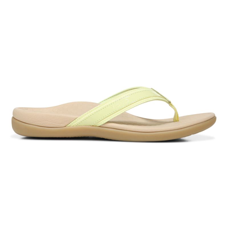 Vionic Tide II Toe Post Sandal Világos Zöld | Wuqjn17s