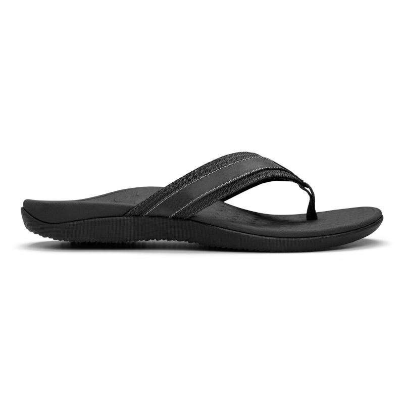 Vionic Tide Toe Post Sandal Fekete | 2Z2eNz9J