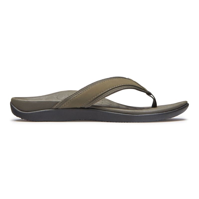 Vionic Tide Toe Post Sandal Olivazöld | iSX0jRfU