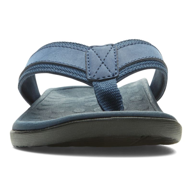 Vionic Tide Toe Post Sandal Sötétkék | xvMxSiHV