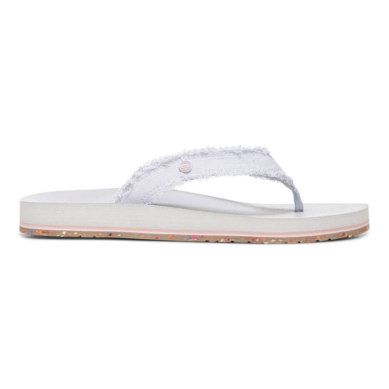 Vionic Unwind Toe Post Sandal Kék | yul2TpvY