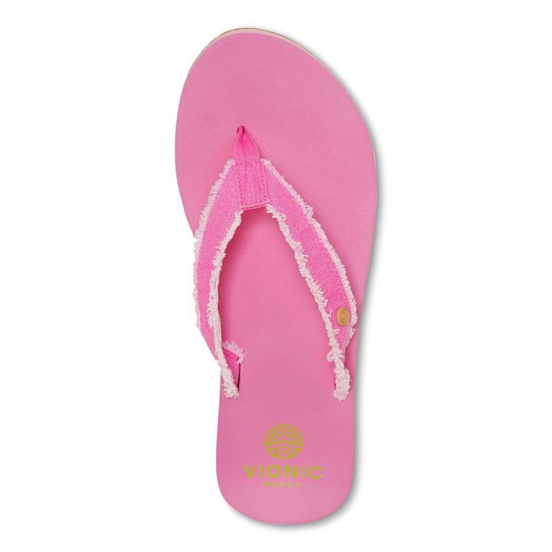 Vionic Unwind Toe Post Sandal Rózsaszín | P7WXdBBD