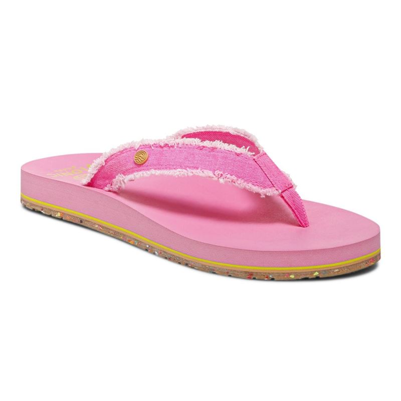 Vionic Unwind Toe Post Sandal Rózsaszín | P7WXdBBD