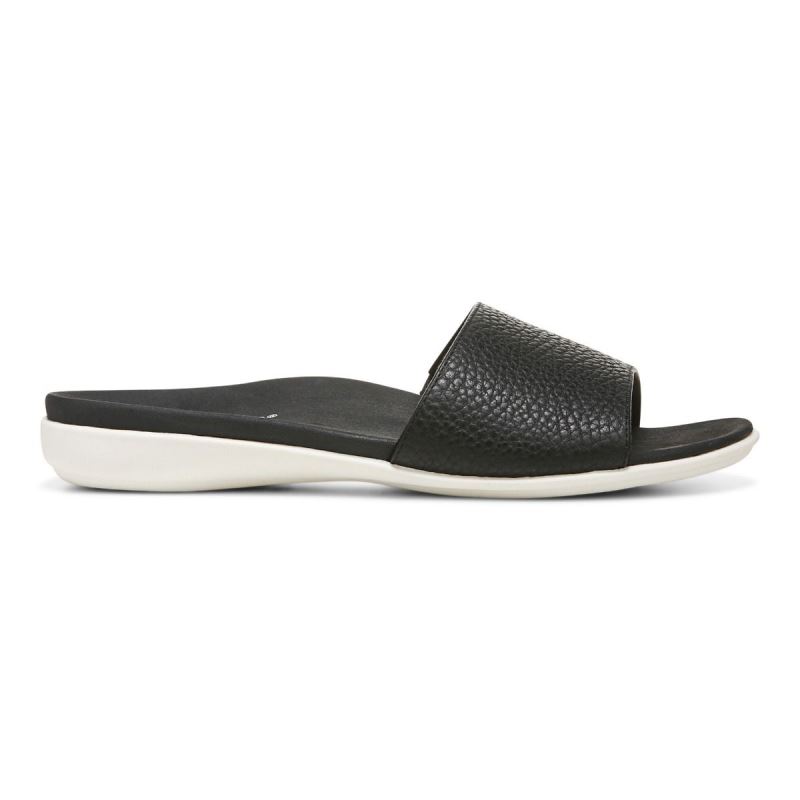 Vionic Val Papucs Sandal Fekete | Sbu4F3fw