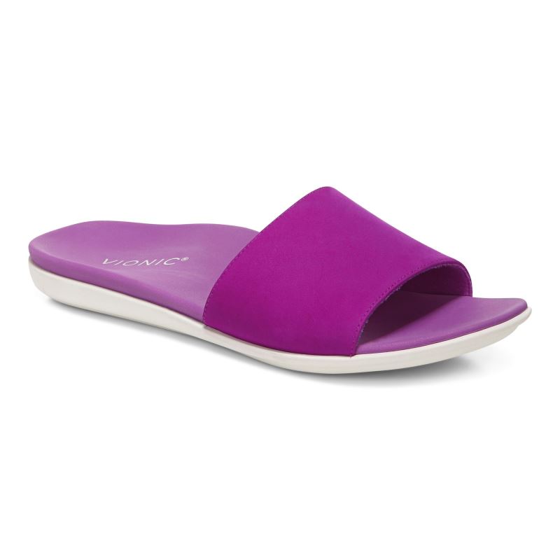 Vionic Val Papucs Sandal Lila | 62wFWTmj