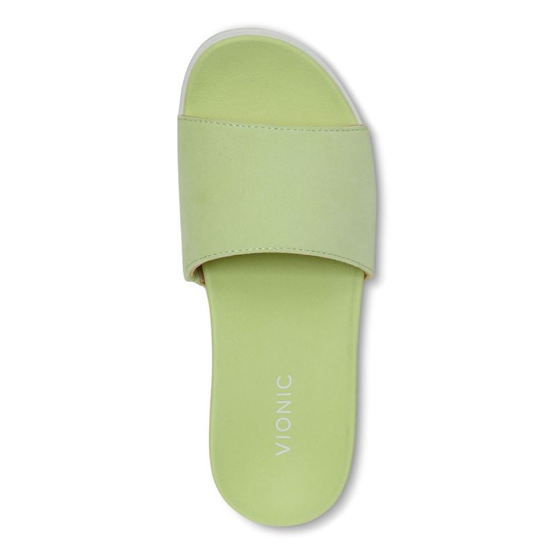 Vionic Val Papucs Sandal Világos Zöld | 8gHU0ly4