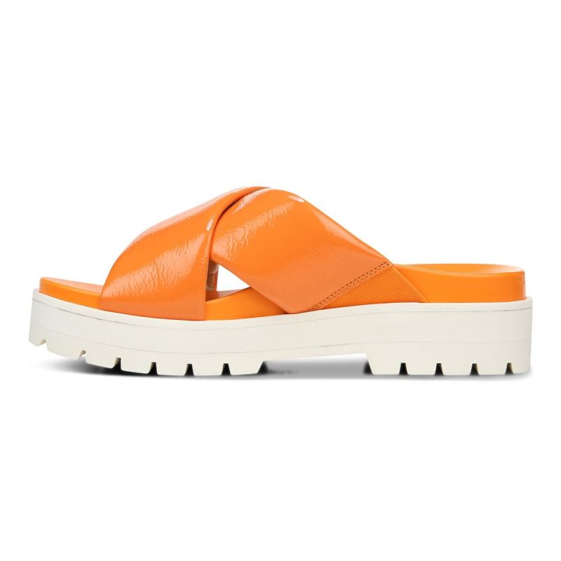 Vionic Vesta Flatform Lug Sandal Arany | 5QOHmV5H