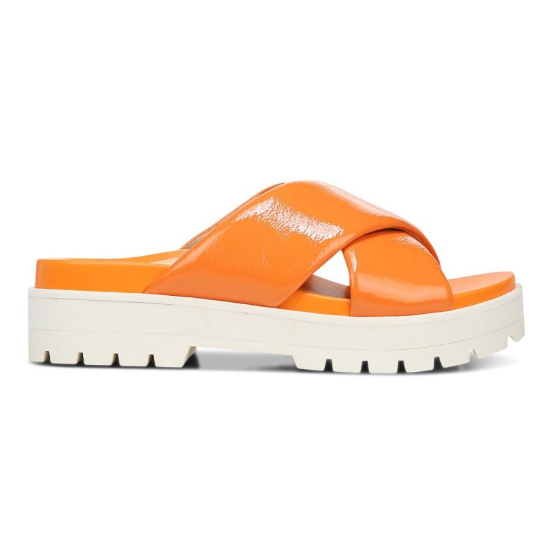 Vionic Vesta Flatform Lug Sandal Arany | 5QOHmV5H