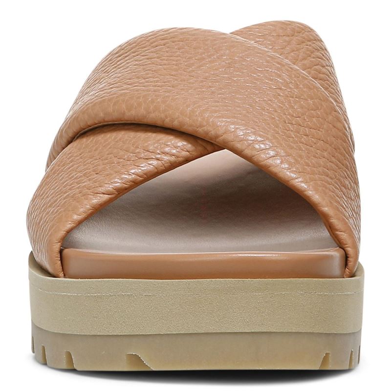 Vionic Vesta Flatform Lug Sandal Barna | 8qCrHAOw