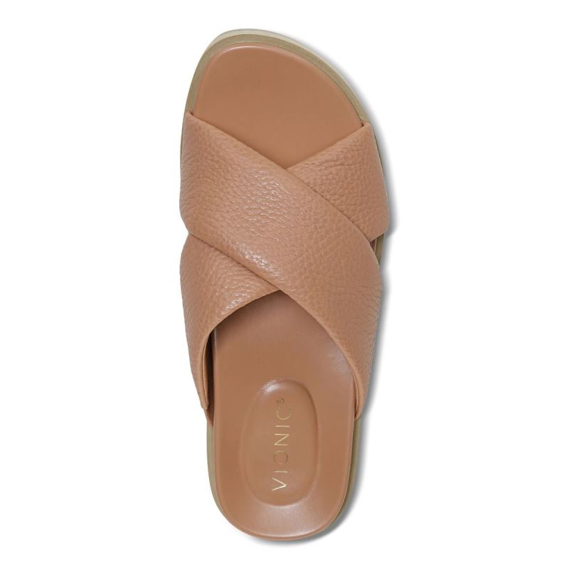 Vionic Vesta Flatform Lug Sandal Barna | 8qCrHAOw