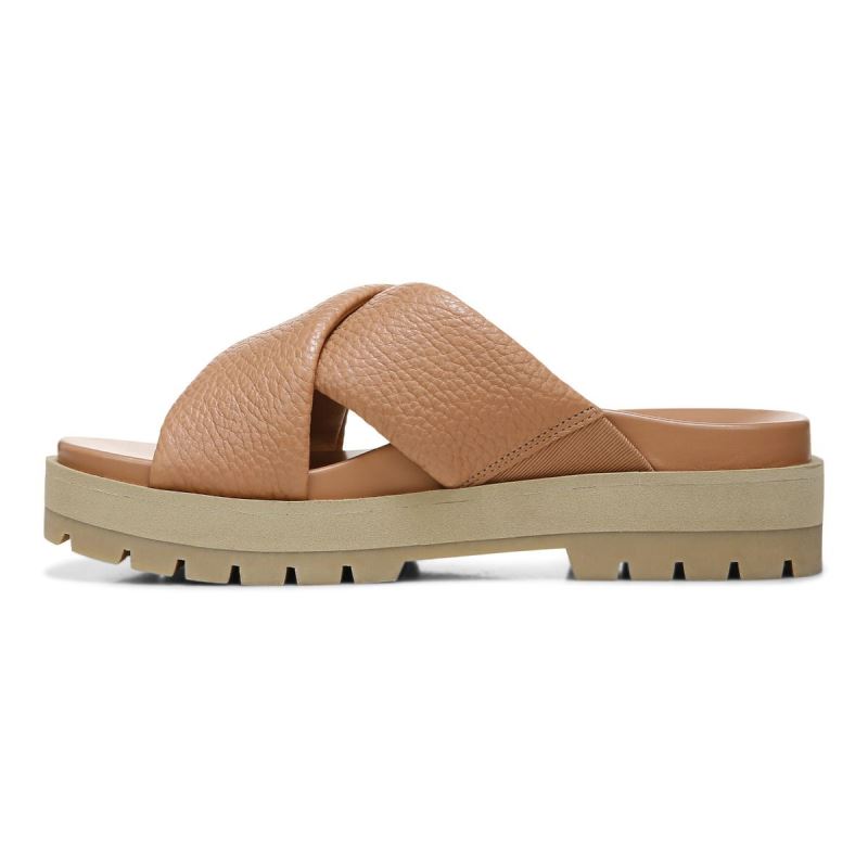 Vionic Vesta Flatform Lug Sandal Barna | 8qCrHAOw