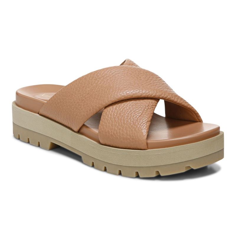 Vionic Vesta Flatform Lug Sandal Barna | i1dhPXl8