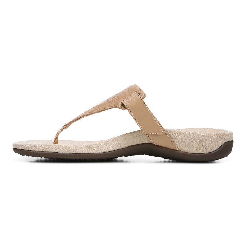 Vionic Wanda T-Pántos Sandal Barna | NIzKhf6l