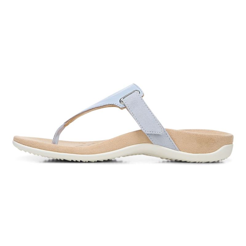 Vionic Wanda T-Pántos Sandal Kék | vcmnMWn6