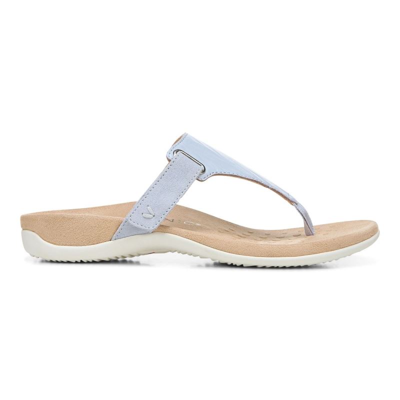 Vionic Wanda T-Pántos Sandal Kék | vcmnMWn6