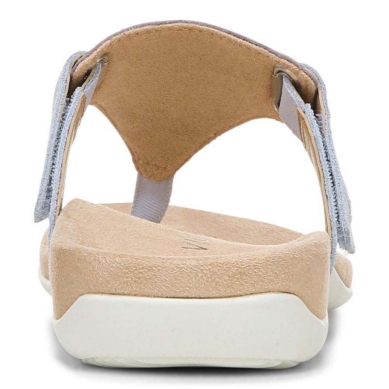 Vionic Wanda T-Pántos Sandal Kék | vcmnMWn6