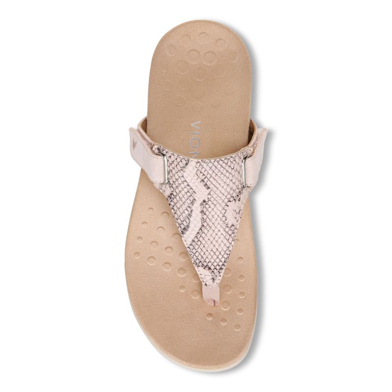 Vionic Wanda T-Pántos Sandal Világos | IRB9xBoq